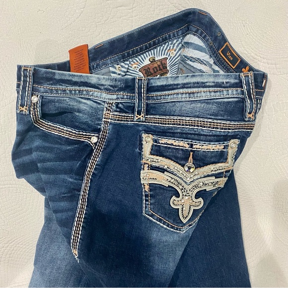 Sold ❤️Rock Revival Vien Easy Ankle Skinny Size 32 - Picture 10 of 12